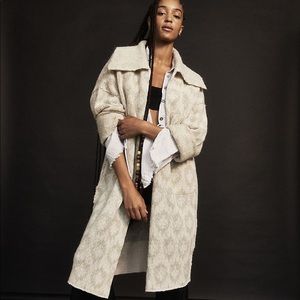 NWT $298 Free People Like a Diamond Icy Mountain Coat Cardigan Sweater